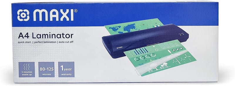 A4 LAMINATOR + LAMINATION POUCH 125MIC 50PC, MX LM283+MX LPA450 - Image 2