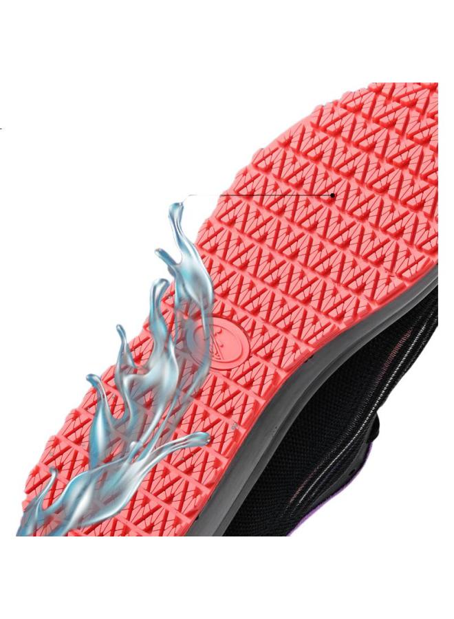 Kitchen Shield Women'S Non-Slip Oil-Proof Chef Shoes Kitchen Work Shoes With Soft Sole For Work And Sports In The Kitchen, Breathable Work Shoes, Size 37, Black - Image 1