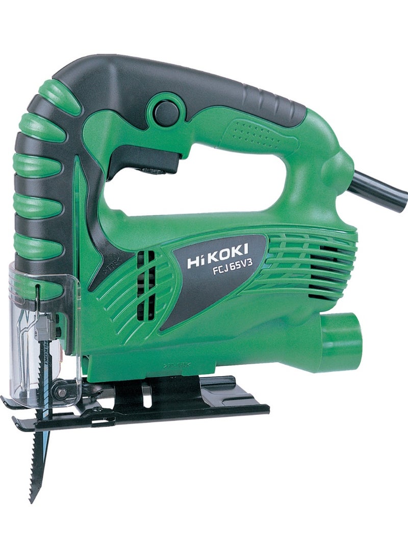 Hikoki منشار HiKOKI FCJ65V3E6Z، عمق قطع 65 مم، محرك 400 واط، سرعة متغيرة، خفيف الوزن 1.5 كجم – أداة كهربائية مدمجة ومتعددة الاستخدامات - Image 1