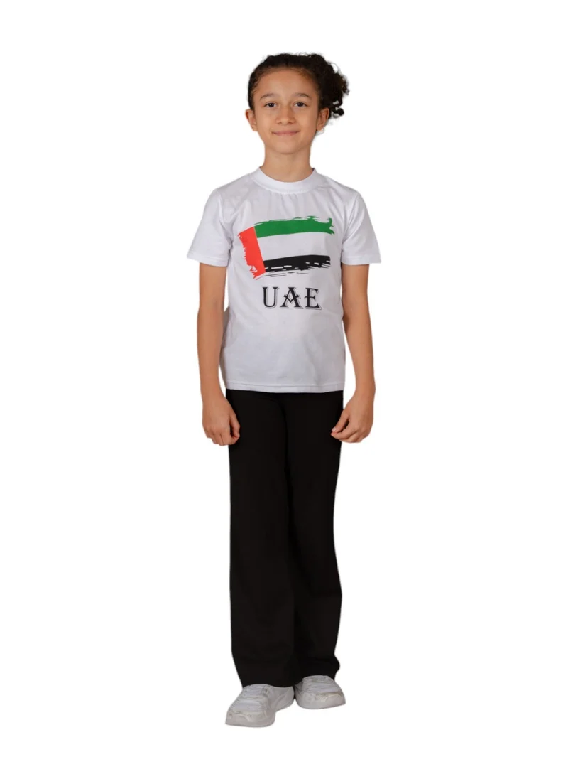 D'Daniela Girls UAE National Flag T- Shirt