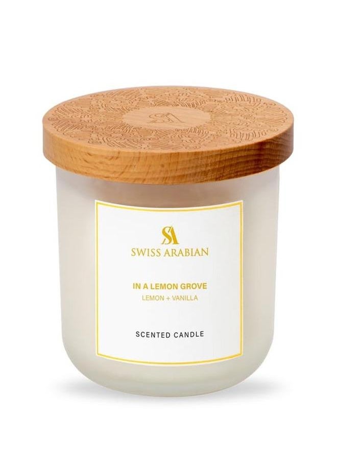 In a Lemon Grove Scented Candle - Refreshing Lemongrass & Citrus Fragrance with Notes of Rose Blossom Sandalwood and Vanilla for a Bright and Invigorating Ambiance - pzsku/ZE67941267090DBCA237BZ/45/_/1732522671/923488a1-3f0c-45d1-aeb4-1c045d0cc99b