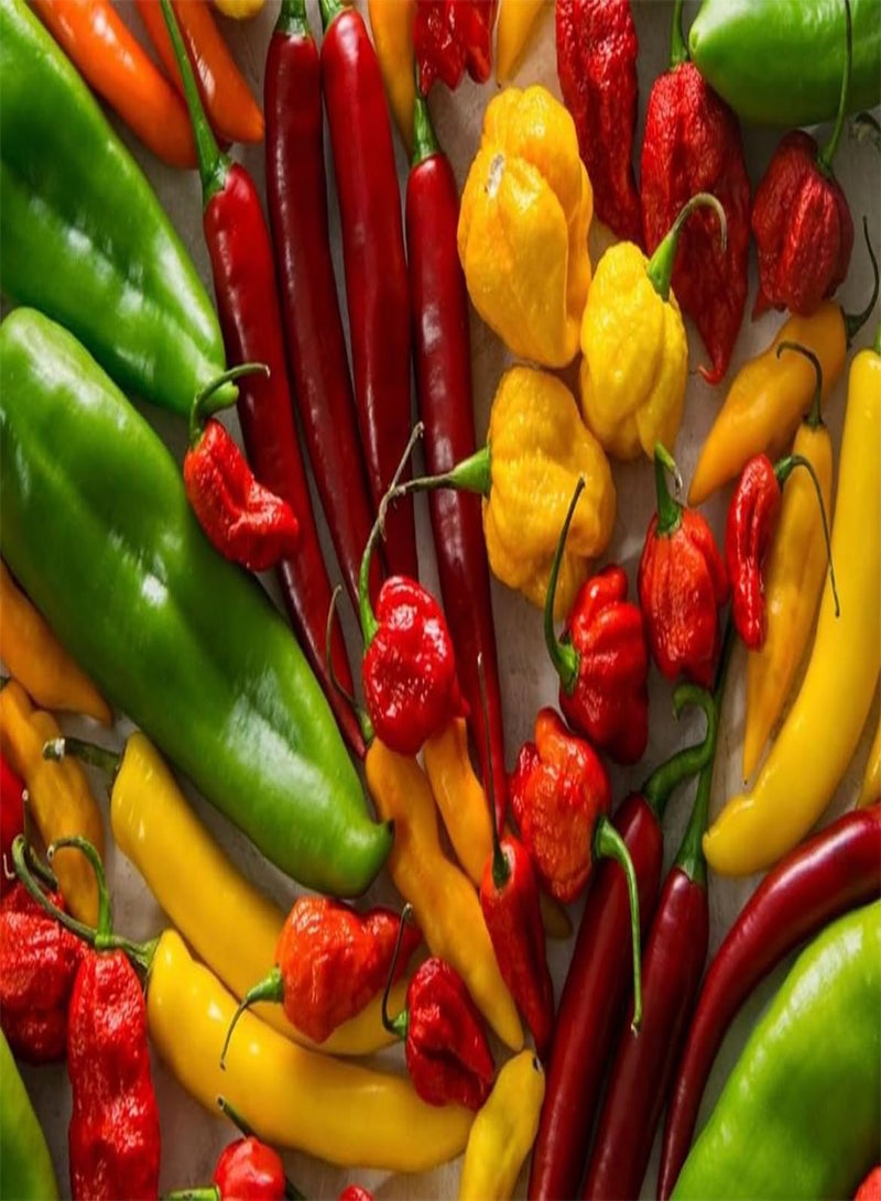 GGOOT Ultra Hot Mix Peppers -Chili Mix- Hot Pepper -> 10 Seeds - Image 1