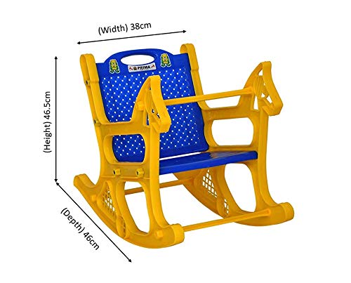 PRIMA كرسي هزاز بلاستيكي للأطفال من برايمّا للأطفال من 6 أشهر إلى 3 سنوات مع مسند ظهر - Image 2