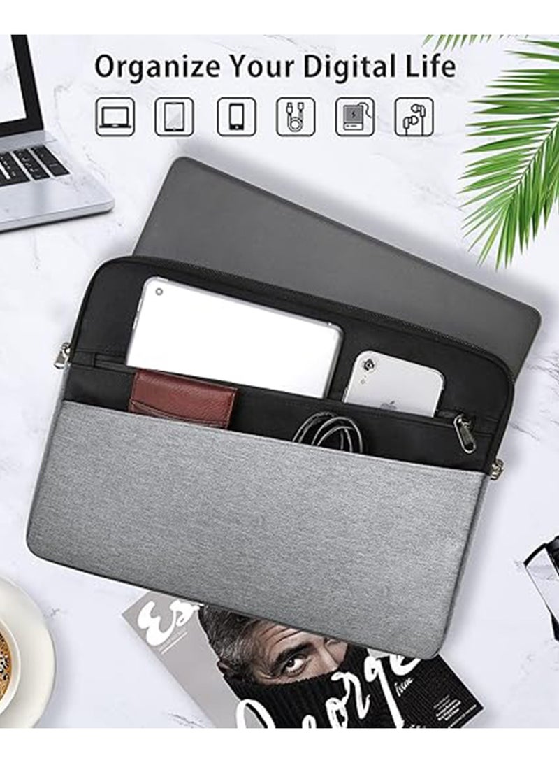 15.6-inch laptop case. Shock-proof business handbag - gray  - Image 2
