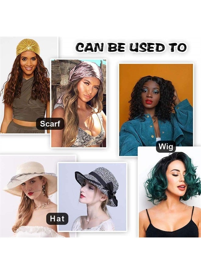 Yuriait Wig Grip Band Non Slip Transparent Silicone Wig Fix Silicone Wig Grip Natural Grip Headbands for Women Comfort Elastic Wig Grip Cap for Lace Wigs to Hold Wigs Frontal Yoga and Sports (light brown)  - Image 4