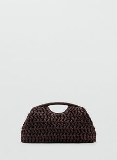 MANGO Natural Fiber Clutch Bag  - Image 1