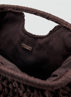 MANGO Natural Fiber Clutch Bag  - Image 5