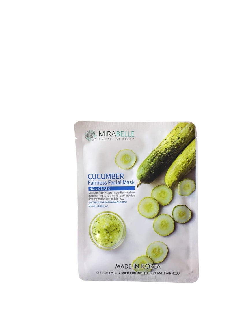 MIRABELLE Sheet Mask for Fairness, Pack of 5 - Image 4
