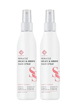Elabore Elabore 2 Pack Miracle Silky  Shiny Hair Spray 200ml  676floz 