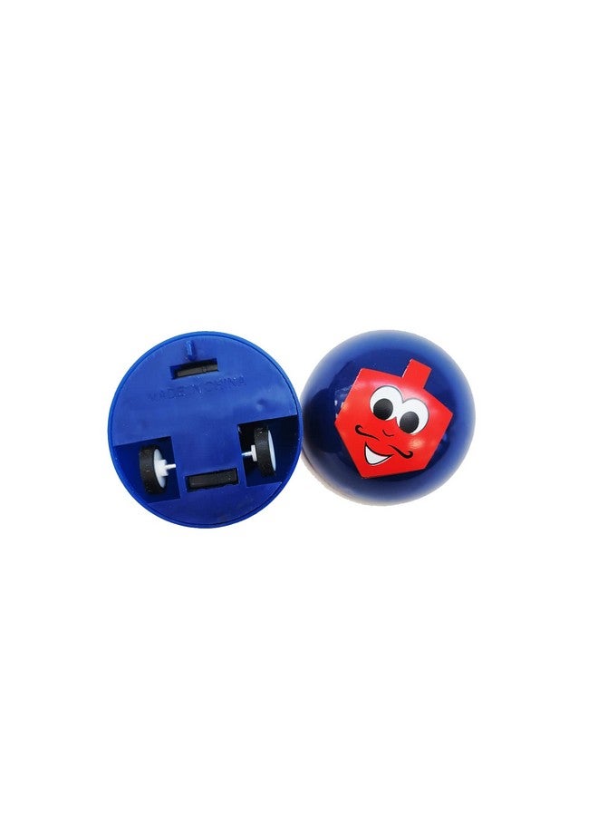 Rite Lite Chanukah Racing Dreidels Set Of 4 - Pull Back & Race! Hanukkah Gifts Jewish Holiday Party Toys Decorations Party Favors Goodie Bag Rewards For Kids, Festival Of Lights, Fun & Educational!  - Image 3