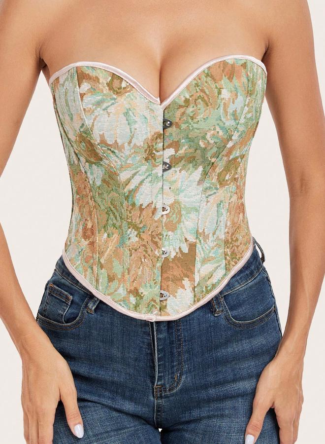 Take Two Jacquard Body Corset Shaping Top - Image 1