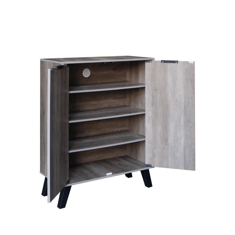 بيتي خزانة الأحذية 4 ارفف بابين خشب ماليزي - Image 5