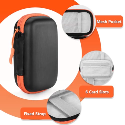 NIFUYOP Hard Case for SanDisk Extreme Pro/SanDisk Extreme Portable External SSD 500GB 1TB 2TB 4TB 8TB, Travel Case for External Solid State Drive USB Cable, Protective Cover Storage Bag Fit Memory Card SD - Image 5