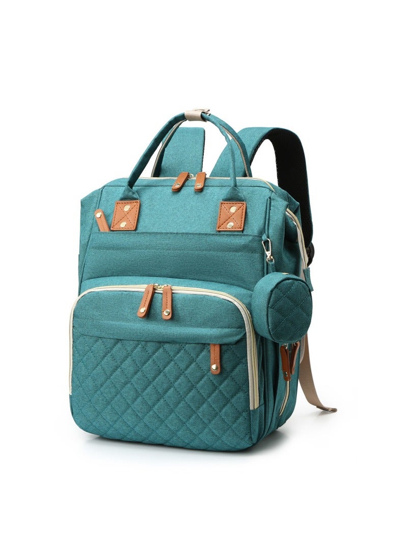 Baby Multifunctional Diaper Bag Backpack with Multi Purpose Pockets and Small Pacifier Case for Mom and Dad Travel Diaper Backpack Bag  - Image 5