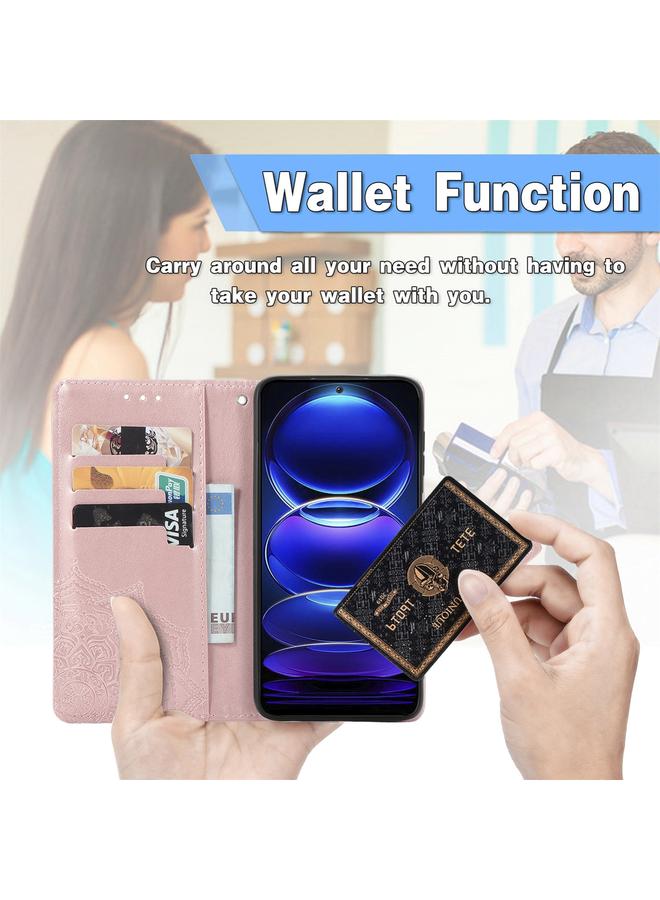 S-TOP Case For HMD Skyline Mandala Flower Embossed Leather Phone Case - Image 5