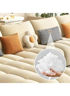 Poppins Home Designer L-Shaped Sectional Sofa | Modern Italian Luxury for Your Living Room (L Shape Only (Right))  - Image 4