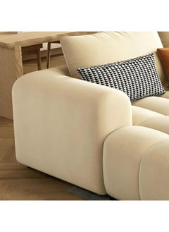 Poppins Home Designer L-Shaped Sectional Sofa | Modern Italian Luxury for Your Living Room (L Shape Only (Right))  - Image 3