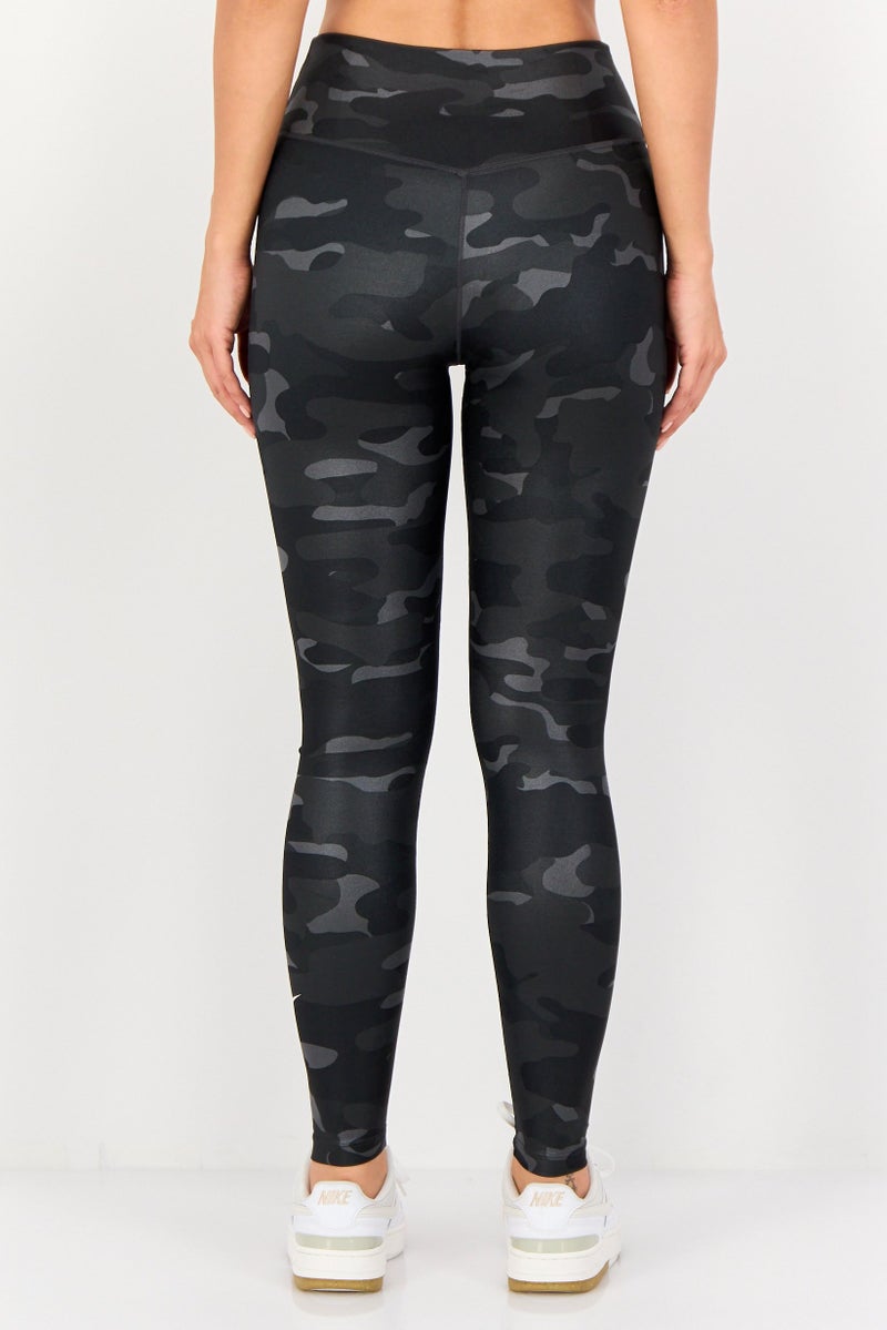 Nike Women Tight Fit Outdoor Camouflage Leggings, Multicolor - Image 4