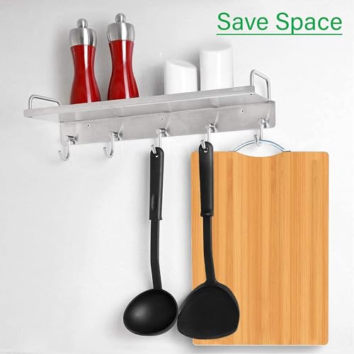 RYLAN Bamboo Chopping Board/Vegetable Cutting Board for Kitchen with Metal Handle | Natural Bamboo | Recyclable | Biodegradable (34cm X 24cm) - Image 4