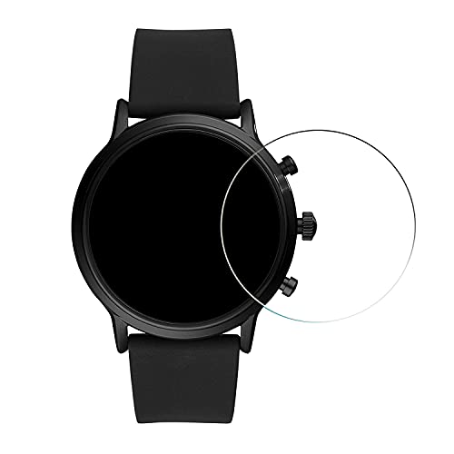 FCS Ultrathin 0.3mm 9H Hardness Anti Shock Edge to Edge Full Screen Coverage Flexible Watch Screen Protector for Fossil Gen 5 HR Julianna (Transparent, 3) - Image 1