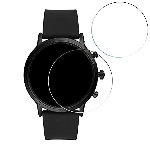 FCS Ultrathin 0.3mm 9H Hardness Anti Shock Edge to Edge Full Screen Coverage Flexible Watch Screen Protector for Fossil Gen 5 HR Julianna (Transparent, 3) - Image 2