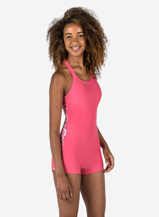 DECATHLON GIRLS’ 1P SWIMSUIT VEGA SHORTY - Image 1