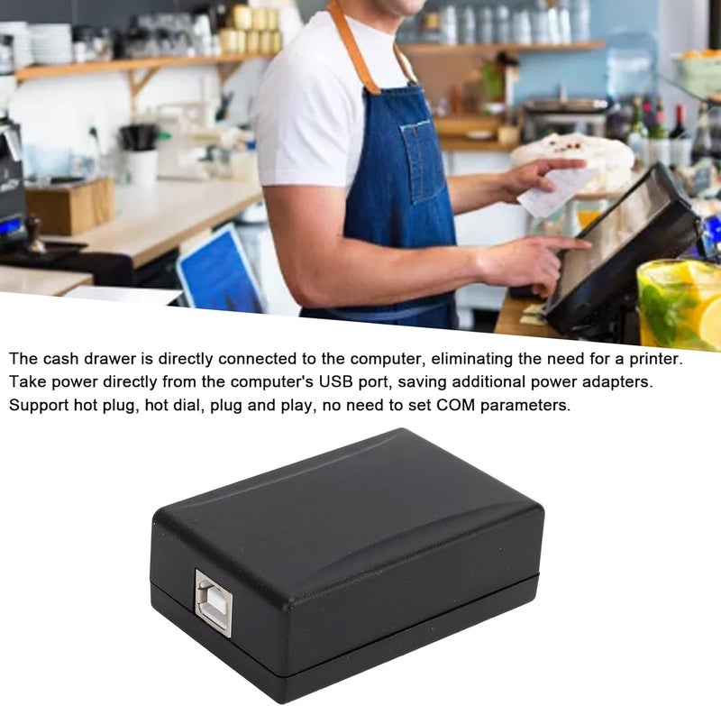 klarako Cash Drawer, Cash Drawer with The RJ11, Eletric Cash Trigger withHotkey Software Drive Box Keyboard Switch - Image 2