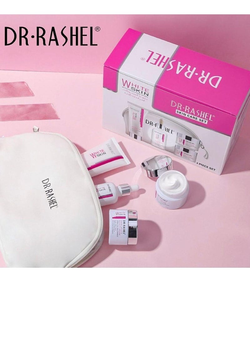 DR. RASHEL Whitening And Fade Spots Skin Care Set Of 4 Pieces Night Cream Day Cream Lightening Lotion Whitening Serum 50+50+50+80grams - Image 2