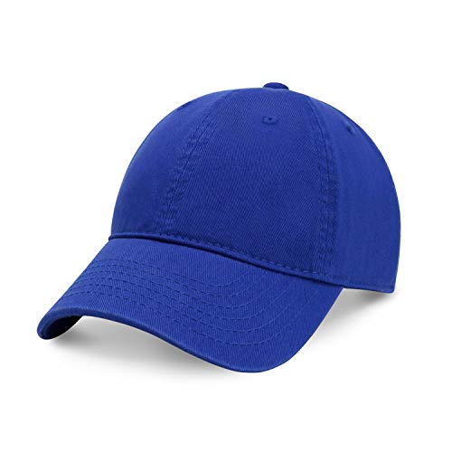 CHOK.LIDS Everyday Premium Dad Hat Unisex Baseball Cap for Men and Women Adjustable Lightweight Polo Style Curved Brim (Royal) - Image 1