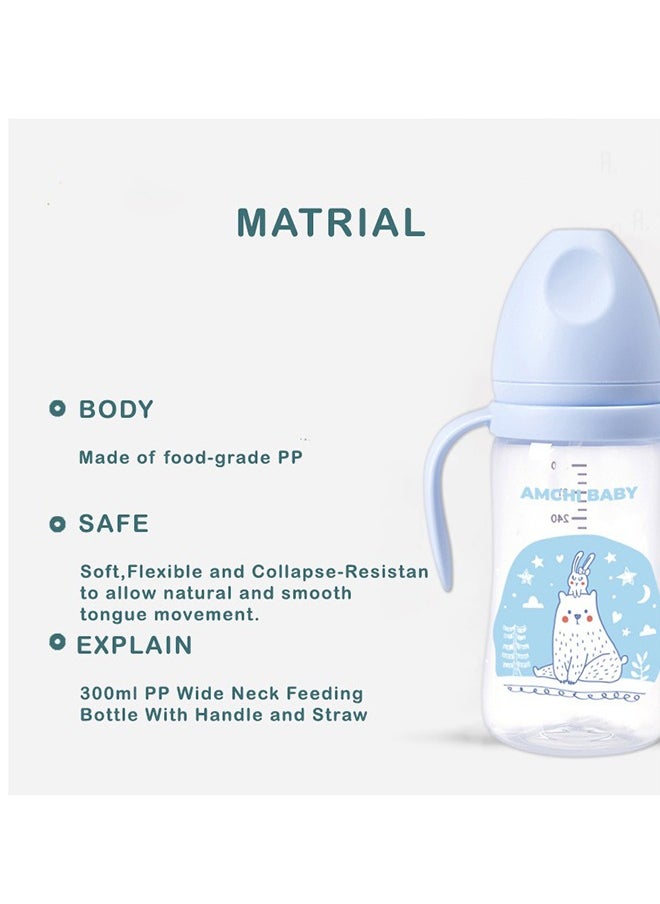 amchi baby - Pack Of 2 Feeding Bottle With Handle 300 ML - Image 1