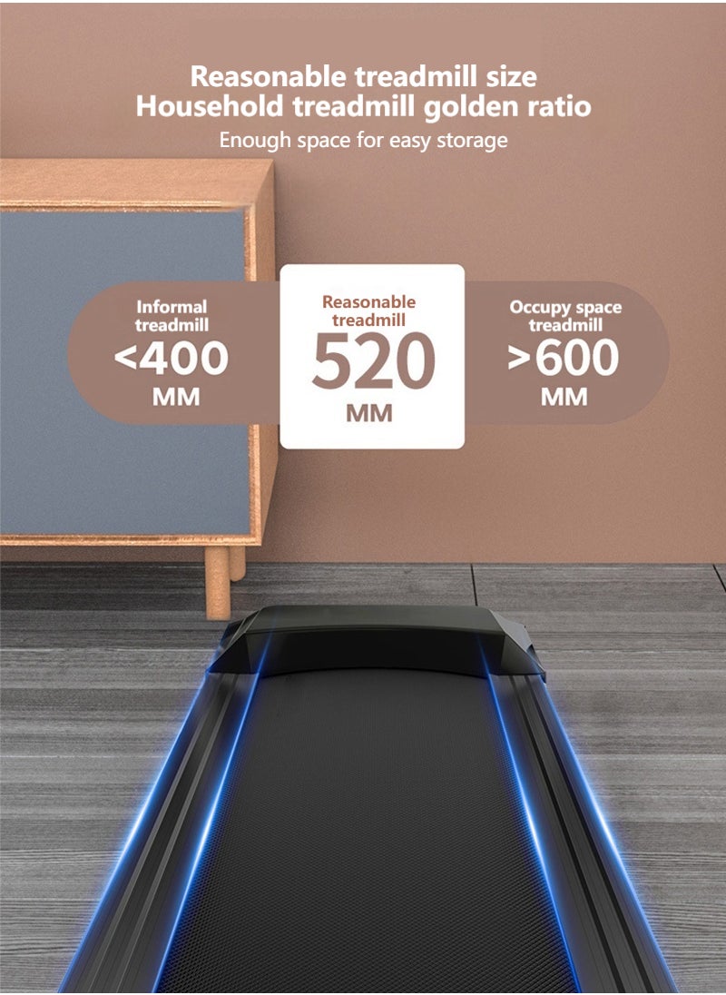 ETG - 2.0HP 1-12km/h Multifunctional Stepless Speed Treadmill, LCD Display with Bluetooth Connection, Foldable Treadmill - Image 1