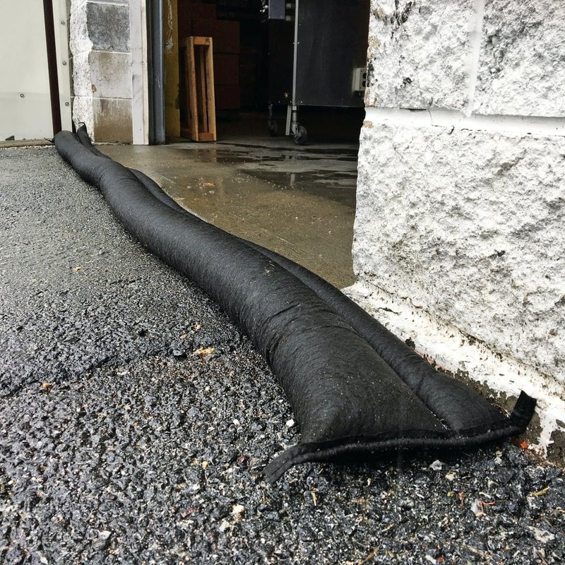 PIG Water Barrier | Sandless Sandbags for Flooding | 2 Pack | 10'L x 6.5"W x .25"H | Water Diverter | PM50417 - Image 2
