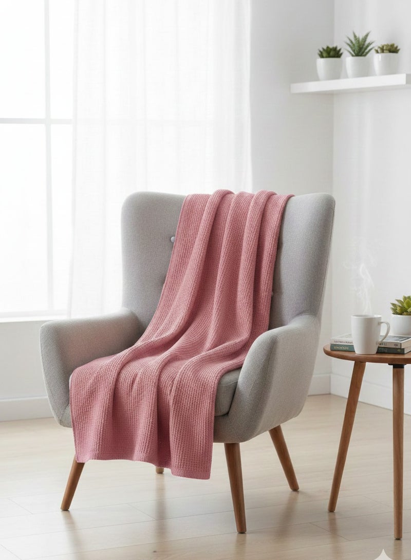 Nile Weave Elegant Egyptian Cotton Milano Throw Blanket – ultra-soft, lightweight, and beautifully crafted. Enjoy luxurious comfort, breathable warmth, and timeless sophistication in any room. - Image 1