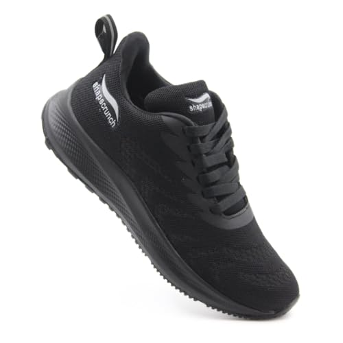 SHAPECRUNCH Arch Support Shoes with Soft Cushioned Insoles for Men for Walking and Running - Comfortable and Stylish (Black, 9) - Image 4