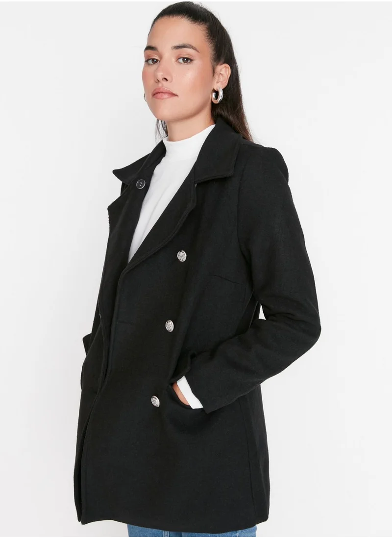 trendyol Button Detail Coat
