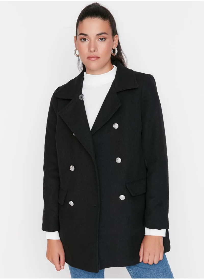 trendyol Button Detail Coat