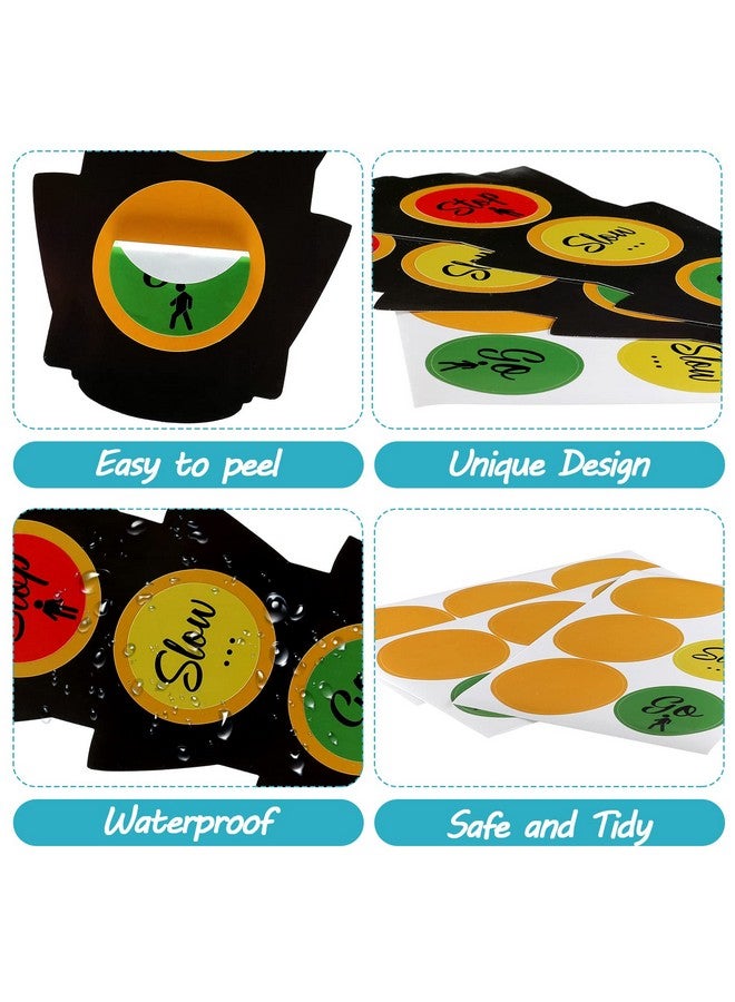 Eaasty 30 Set Kid Traffic Light Diy Craft Kit Children Traffic Lamp Toy Stoplight For Classroom Behavior Management Crosswalk Traffic Signal Light For Student Incentive Christian Party Game(Fresh Style) - Image 4