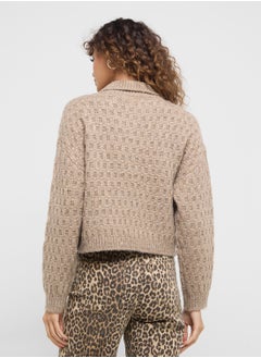 VERO MODA Polo Neck Cardigan  - Image 2