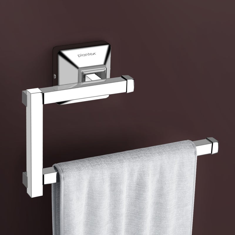 Plantex 304 Grade Stainless Steel Hand Towel Hanger for Washbasin/Towel Holder for Kitchen/Napkin Holder/Bathroom Accessories - Squaro (Chrome) - Image 1