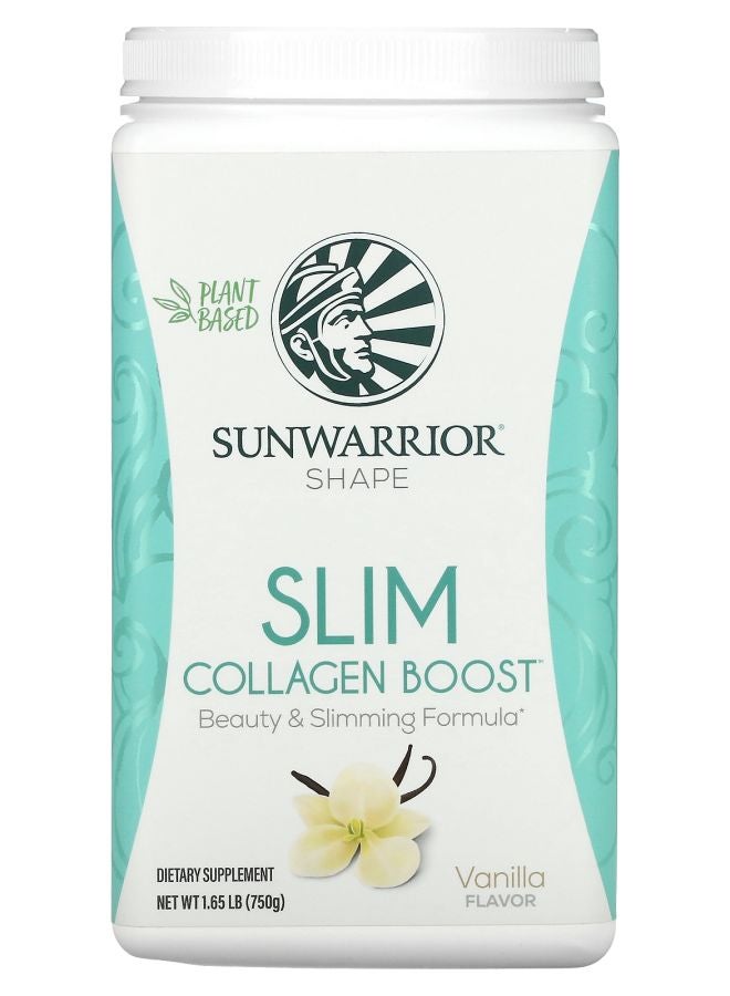 Sunwarrior Shape Slim Collagen Boost Vanilla 1.65 lb (750 g) - Image 1