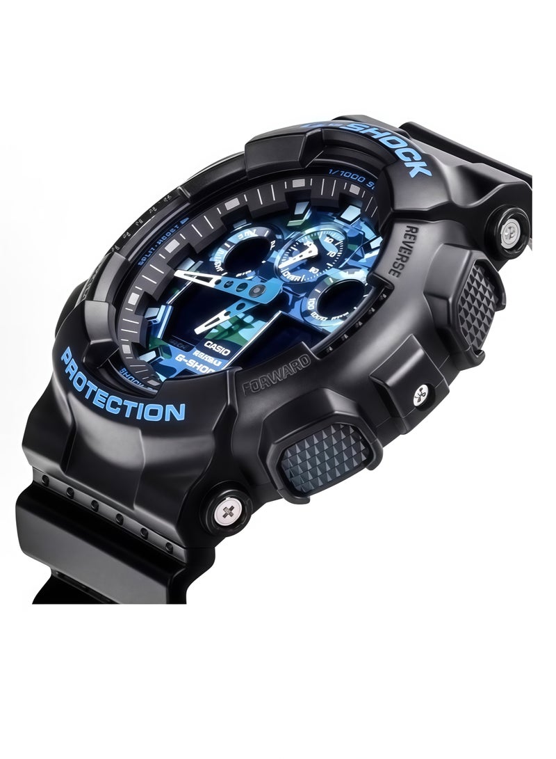 CASAON Casio G-Shock Men's Watch in Resin with Anti Slip Over Sized Buttons - Water Resistant & Anti Magnetic - Image 4