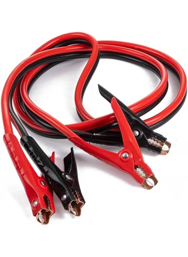 1200 Amp Ultra-Heavy-Duty Jumper Cables - Professional High-Conductivity Copper Booster Cables - For Large Engines & Trucks (Red & Black) - Image 1