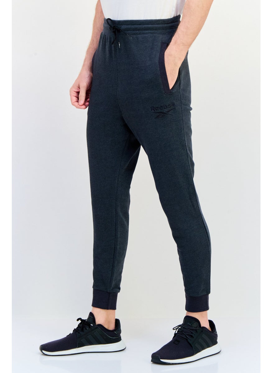 Reebok Men Sportswear Fit Outdoor Sweatpants, Black  - Image 2