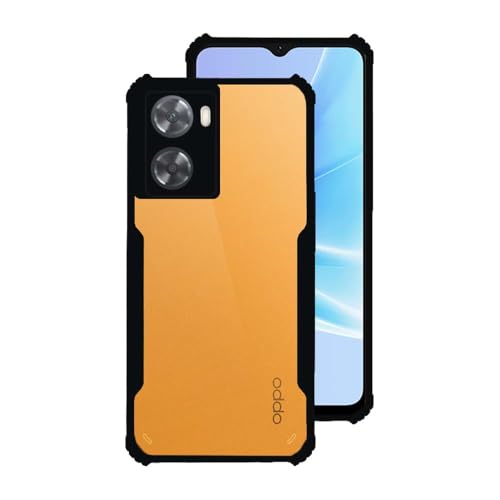 7-Seven 7SEVEN® Ipacky Back Cover for Oppo A57 | A77 | A77S Mobile Back Case Shock Proof Design Camera Edges Protection Crystal Clear Phone Case Precise Cutouts Matte Black Soft Bumper Phone Cover - Image 1