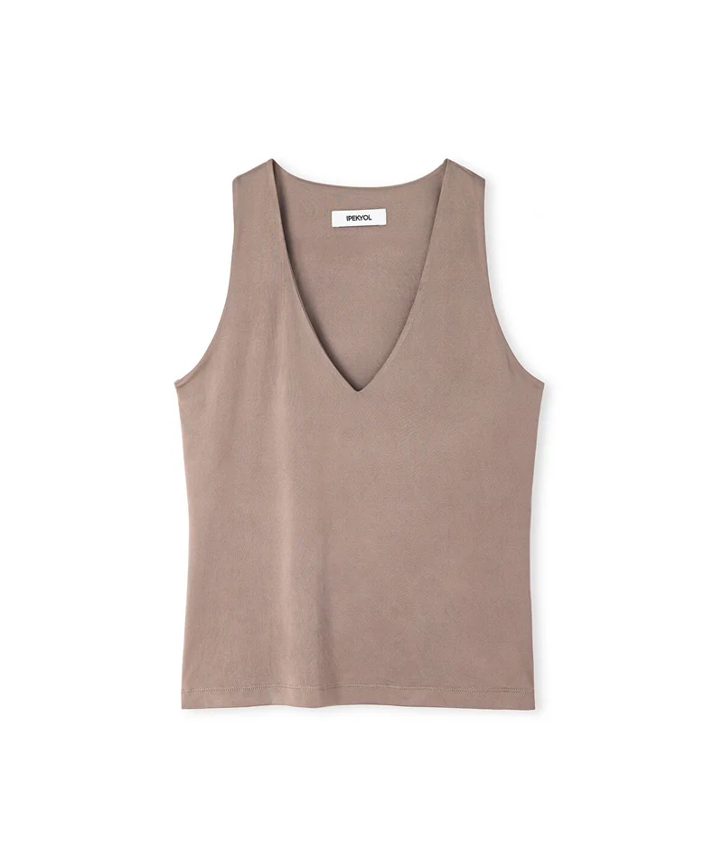 Ipekyol  V-Neck Basic T-Shirt for Women | Best Price UAE