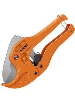 KSEIBI PVC Pipe Cutting Machine, Cuts up to 42 mm, Ratchet Pipe Cutter Heavy-Duty, Tubes Metal Cutter, Metal Shears, Soft PVC Plumbing Tools, Plastic Pipe Cutter, PEX Pipe Cutter - Suitable for Home Working and Plumber.  - Image 1