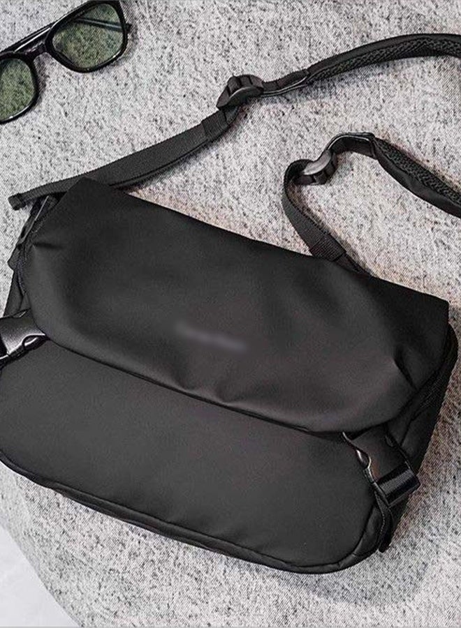 DUNISO Crossbody Bag for Men and Women, Large Capacity Sling Bag with Adjustable Strap, Nylon Water Resistant Messenger Bag,  Anti Theft Bags with 2 Zippers, Lightweight Shoulder Waist Pouch Bag for Sport Travel Work School - Image 5