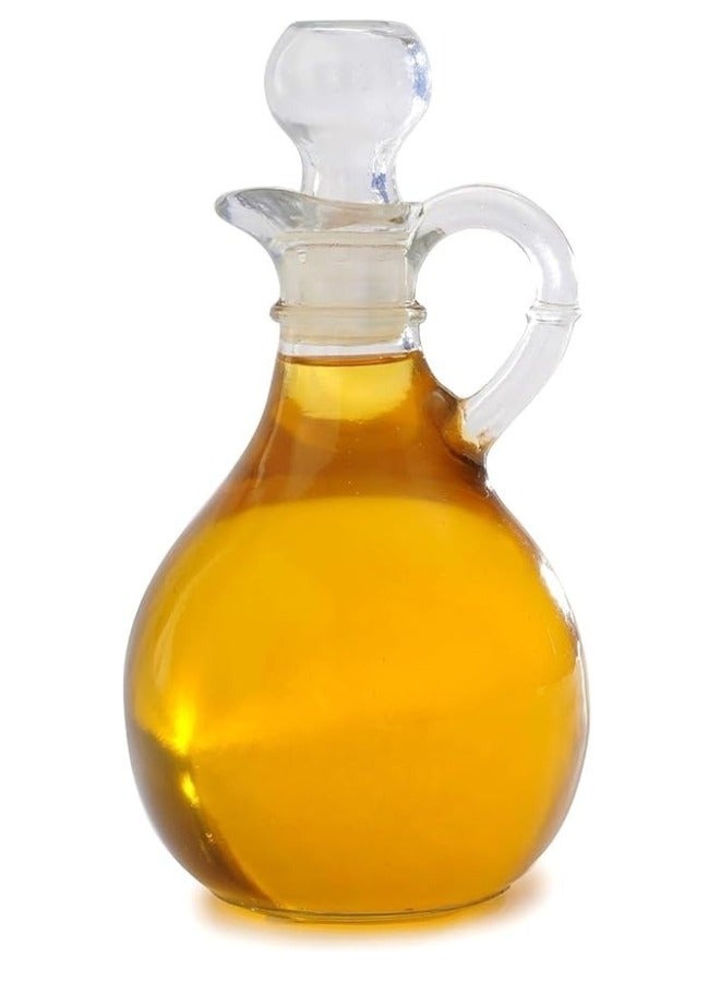 Transparent decorative glass oil dispenser