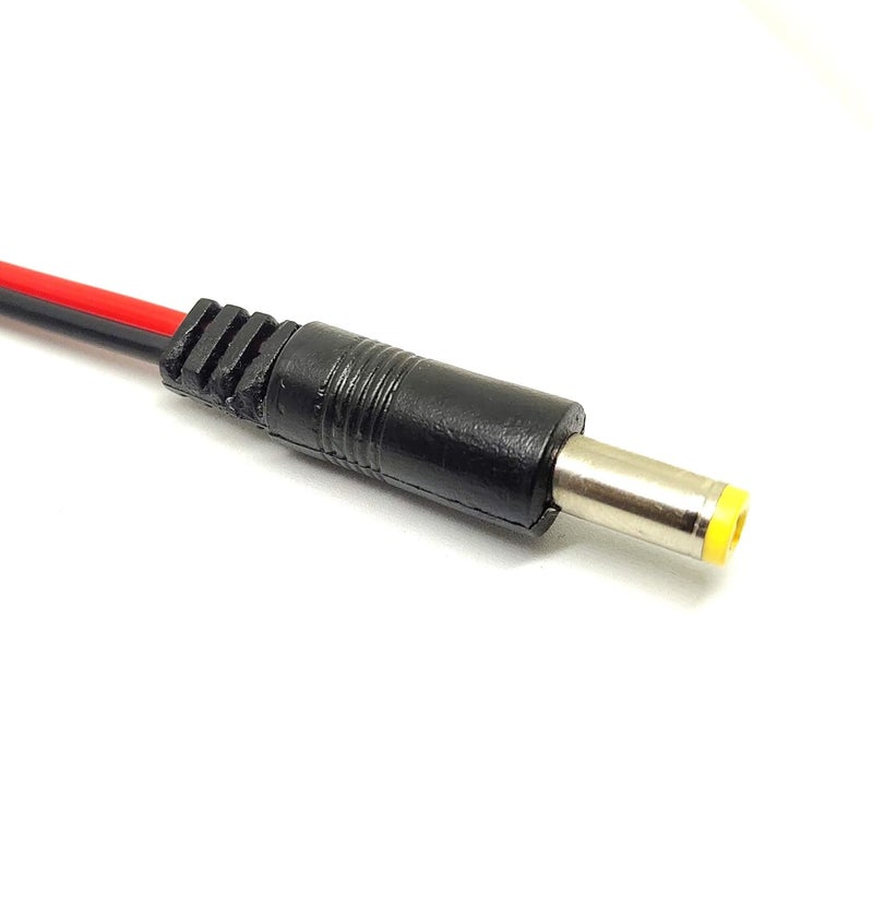 INVENTO 10Pcs 500mm 05 mtr 2 pin 2 Wire Male JST Connector Cable to DC Male Jack Plug 55 x 21mm For CCTV Camera LED Strips DC Connections DIY Projects - Image 4