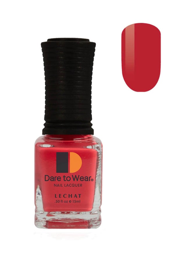 Lechat Long Lasting Nail Polish Color Vibrant Coral Toned Red By Lechat Nail Lacquer Fiery Begonia Dw252